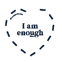 I Am Enough Sticker by The Tur-Shirt Company