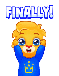 Celebrate I Did It Sticker by Lucas and Friends by RV AppStudios