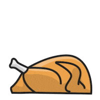 Dinner Thanksgiving Sticker by Cultura Colectiva +