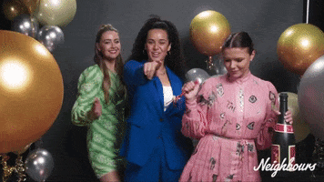Party Friends GIF by Neighbours (Official TV Show account)
