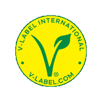vlabel vegan vlabel vegan logo vegan product Sticker