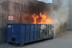 Fire Garbage GIF