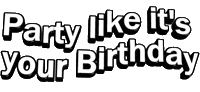 party birthday Sticker by thecatfrazier