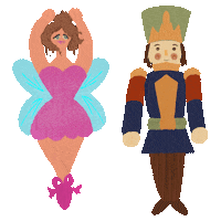 ByCandaceAnn christmas holiday xmas ballet Sticker