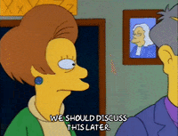 Talking Season 3 GIF by The Simpsons