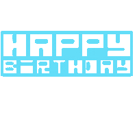 Happy Birthday Parabens Sticker