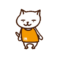 Serious Cat Sticker