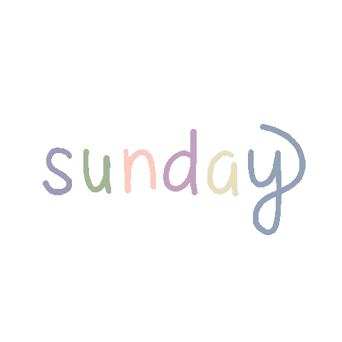 Days Of The Week Rainbow Sticker