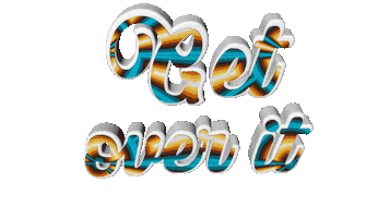 Get Over It Art Sticker by OpticalArtInc.