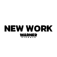 warnervisuals visuals warner new work warner visuals Sticker