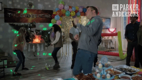 ameliaparkerseries giphyupload dance party disco GIF