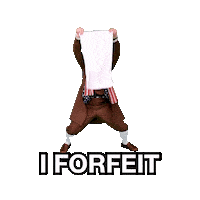 I Give Up Sticker