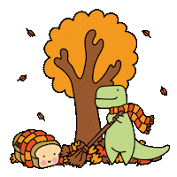 Fall Season Sticker by Loof and Timmy