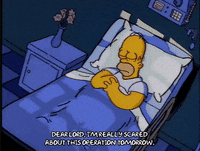 scared homer simpson GIF