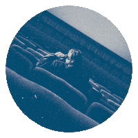 Blue Jeans Cinema Sticker by Digster_IT