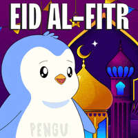 Pray Hari Raya GIF by Pudgy Penguins