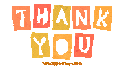 Art Thank You Sticker by appletreeps