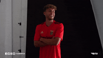 Sl Benfica Laughing GIF by Sport Lisboa e Benfica