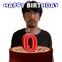 0Th Bday Sticker