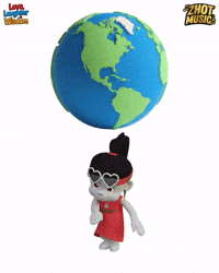 Planet Earth Unity GIF by Zhotcita