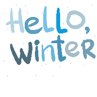Snow Hello Sticker
