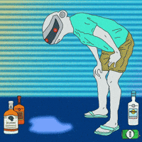 Paft_Drunk meme robot drunk drinking GIF