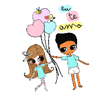 I Love You Hello Sticker by Carllotices