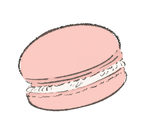Macaron スイーツ Sticker by fuuu