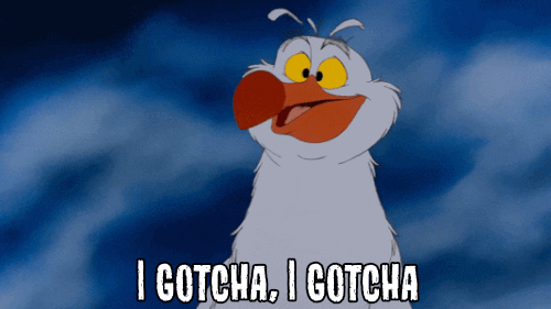 scuttle the little mermaid GIF