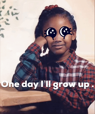 grow up child GIF by The Core 94!