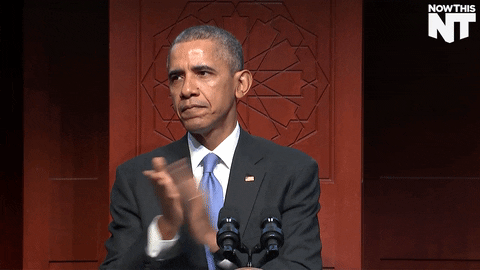 obama applause GIF by NowThis 