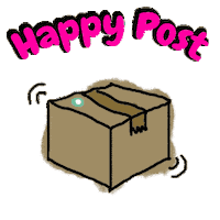 Happypost Sticker by Woolly What Knot