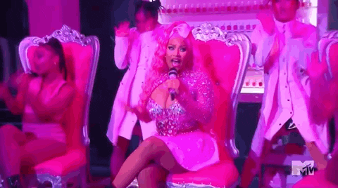 Nicki Minaj GIF by 2022 MTV Video Music Awards
