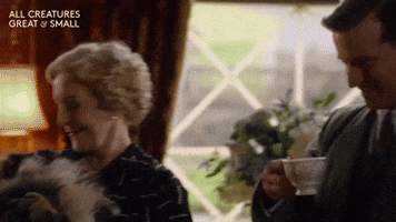 Whatsthetea Drinktea GIF by All Creatures Great And Small