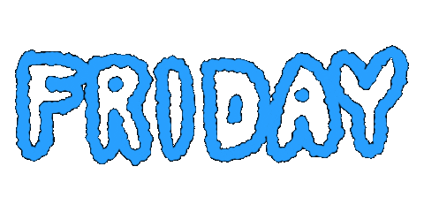 Days Of The Week Friday Sticker