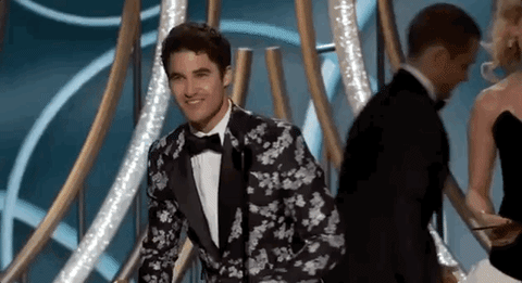 darren criss GIF by Golden Globes