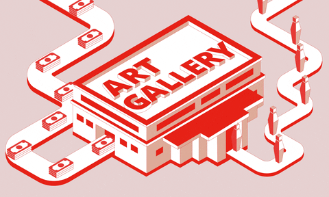 publicritic giphyupload flow museum art gallery GIF