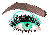 emeraldlashes lashes brows emerald lashextensions Sticker