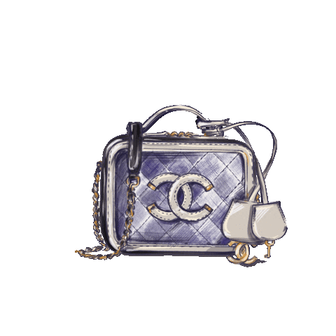 PolovkovaArt chanel channel crossbody chanel bag Sticker