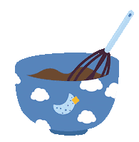 Cookie Dough Moon Sticker