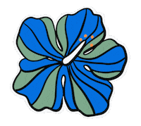 Flower Hawaii Sticker by ERICA824