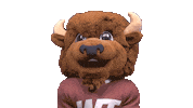Bucky Maroon Sticker by West Texas A&M University