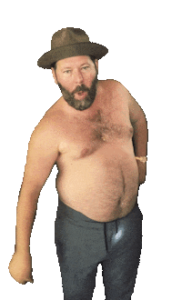 Happy Stand Up Sticker by Bert Kreischer
