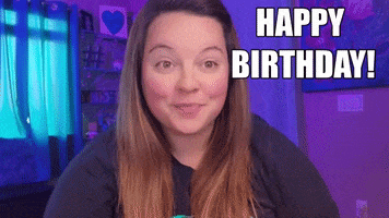 Happy Birthday GIF by Tracey Matney - Victory Points Social