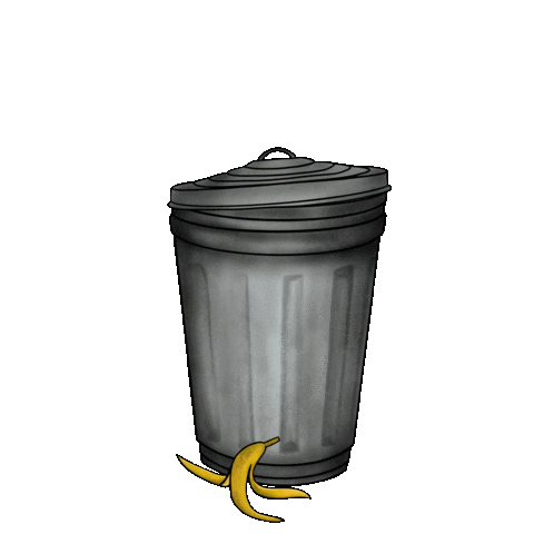 staystrongbewild giphyupload instagram banana trash Sticker