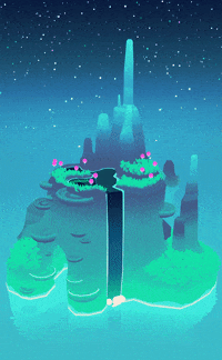Relaxing Night Sky GIF by Michael Shillingburg
