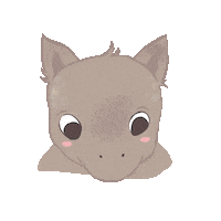 anakrimbabooks lightbulb rhino ronda anak rimba Sticker