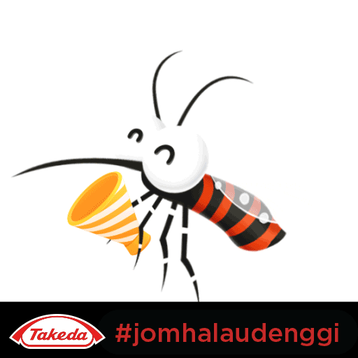Celebrate Nyamuk Sticker by Know Dengue Malaysia