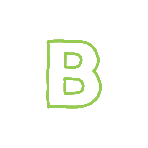 B Alphabet Sticker
