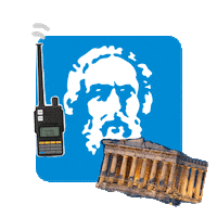 Walkie Talkie Art Sticker by Omiros